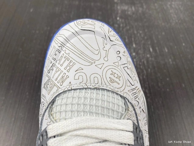 1st Kicks Shoes 705333-105 30th 4 Jordan Retro Laser Anniversary 0712
